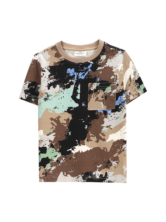 Coccodrillo Coccodrillo Camiseta WC5143201WBK De color Regular Fit