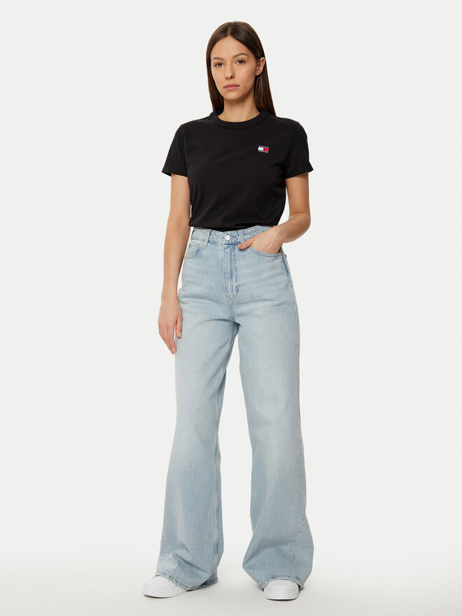 Tommy Jeans Tommy Jeans Marškinėliai DW0DW20153 Juoda Regular Fit