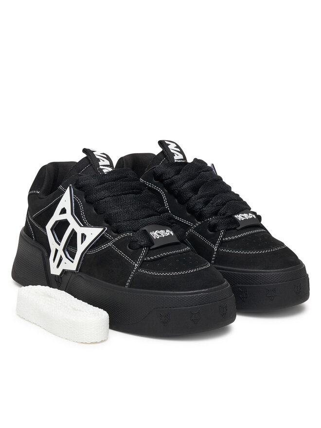 Naked Wolfe Sneakersy Naked Wolfe Kosa Černá
