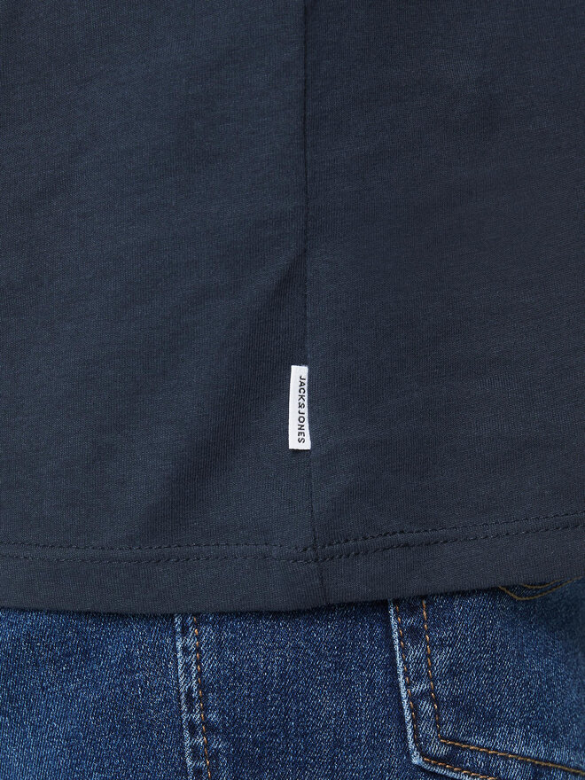 Jack&Jones Jack&Jones Marškinėliai Orrganic Basic 12156101 Tamsiai mėlyna Slim Fit