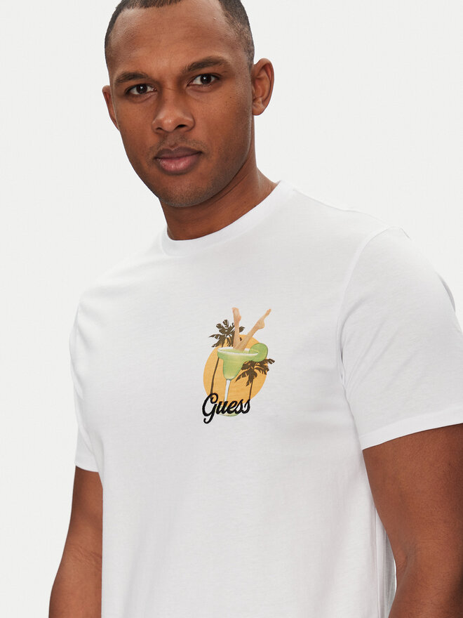 Guess Guess T-Shirt M5GI58 KBW41 Λευκό Regular Fit