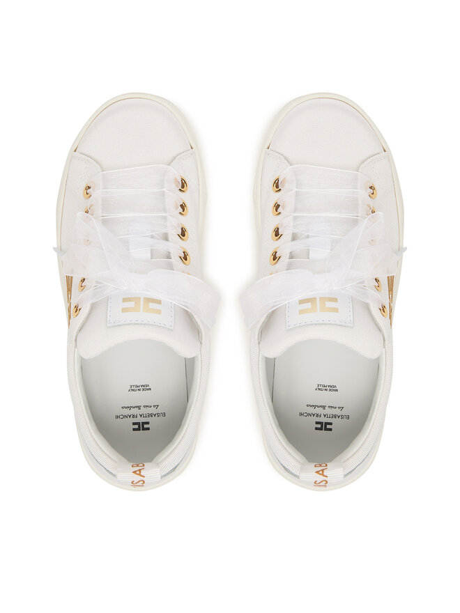 Elisabetta Franchi Снікерcи Elisabetta Franchi F4A9-E0528-1256 S Білий