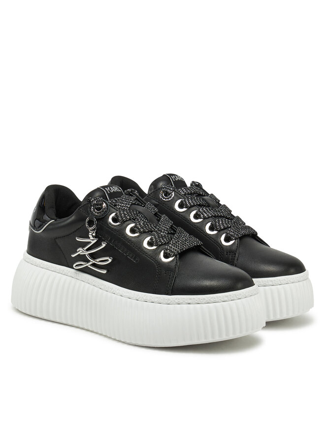 KARL LAGERFELD Sneakers KARL LAGERFELD Kreeper Lo KL42376A Negru
