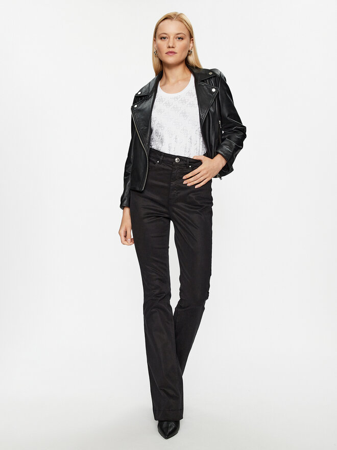 Guess Guess Marškinėliai W3BI53 J1314 Balta Slim Fit