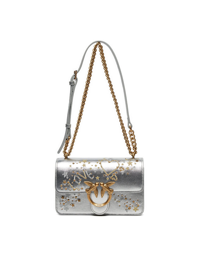 Сумка Pinko Love One Mini Dc AI 24-25 PLTT 100074 A1YW Срібний