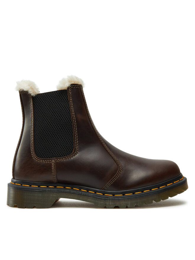 Dr. Martens Polokozačky Dr. Martens 2976 Leonore 32016777 Hnědá