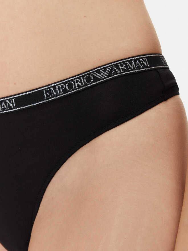Emporio Armani Underwear Emporio Armani Underwear Набір з 2 пар стрінгів EW000402 AF10889 MC005 Чорний