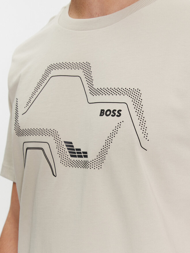 BOSS Boss T-Shirt Tee 3 50506358 Beige Regular Fit