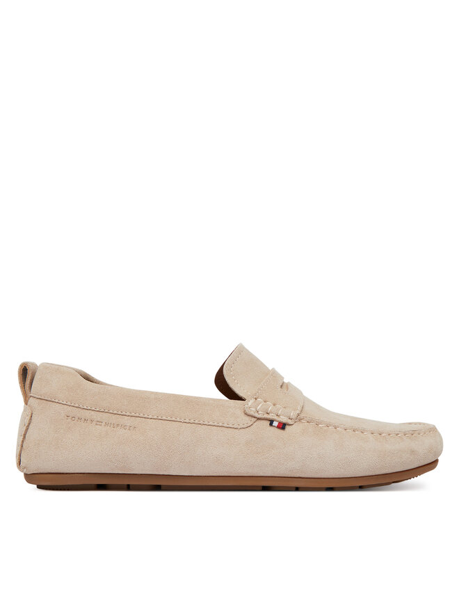 Tommy Hilfiger Mokassins Tommy Hilfiger Core Hilfiegr Suede Driver FM0FM05789 Beige