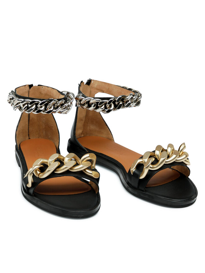 Badura Sandały Badura 22SS19 Czarny
