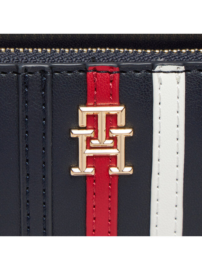 Tommy Hilfiger Handtasche Tommy Hilfiger Iconic Tommy Camera Bag Corp AW0AW16106 Dunkelblau
