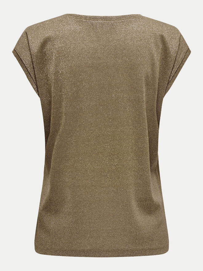 ONLY ONLY T-shirt Silvery 15136069 Zelena Loose Fit