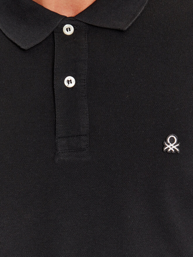 United Colors Of Benetton United Colors Of Benetton Poloshirt 3089J3204 Schwarz Regular Fit