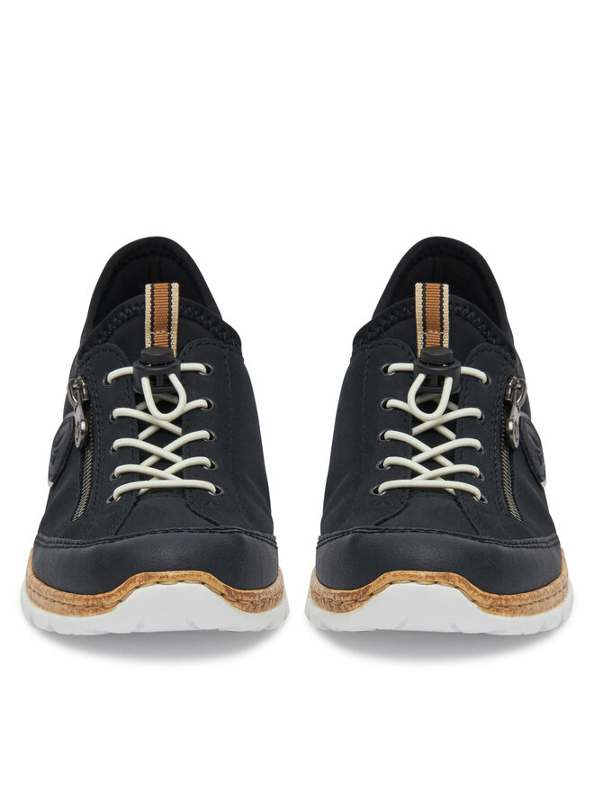 Rieker Sneakersy Rieker N4263-14 Tmavomodrá