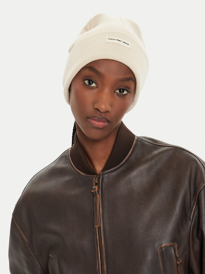 Gorro Calvin Klein Inst Patch Beanie K60K612322 Beis zapatos.es