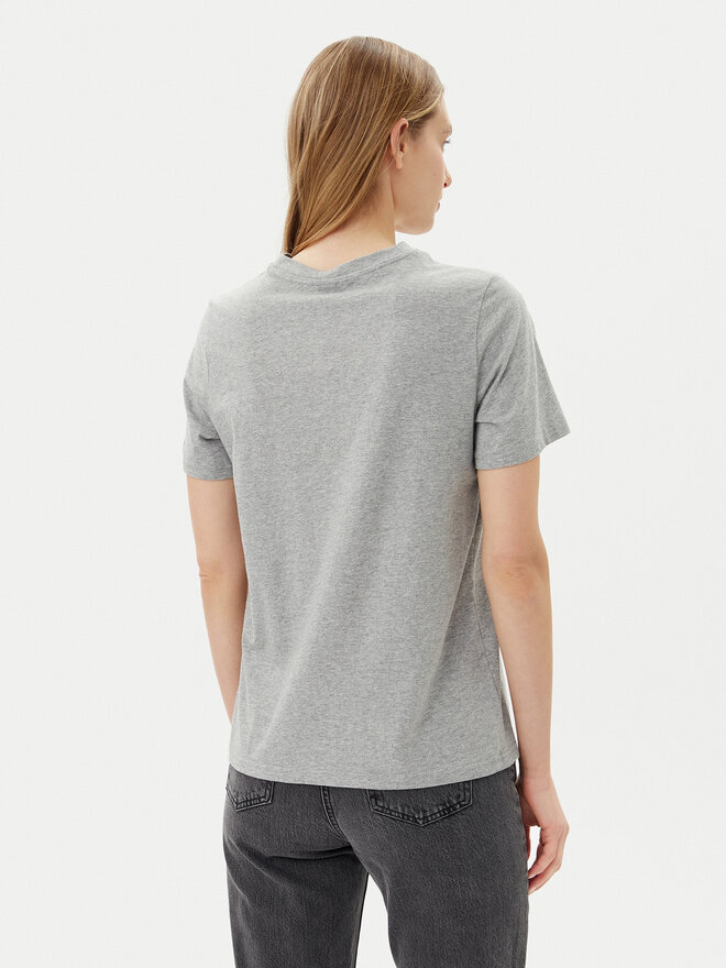 Pieces Pieces Marškinėliai Maria 17155082 Pilka Relaxed Fit