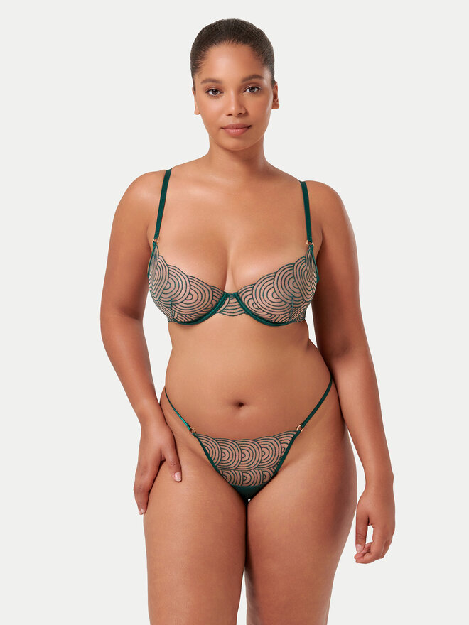 Bluebella Bluebella Στρίνγκ Aster 42403 Πράσινο