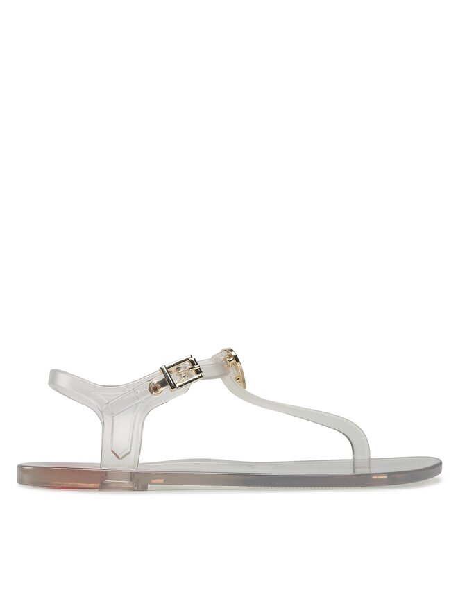 Sandale transparente plate cheap