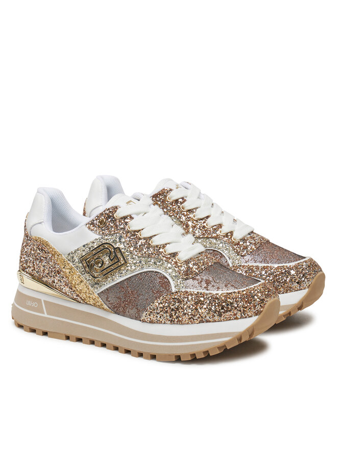 Liu Jo Sneakersy Liu Jo Maxi Wonder BA5015 TX007 Złoty