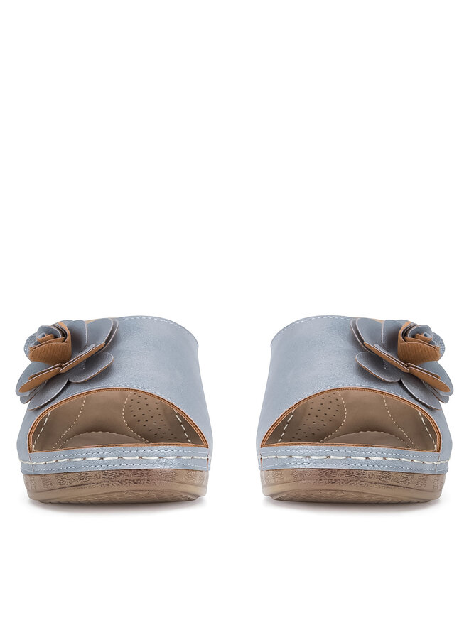 Clara Barson Pantoletten Clara Barson WYL05010-29 Blau