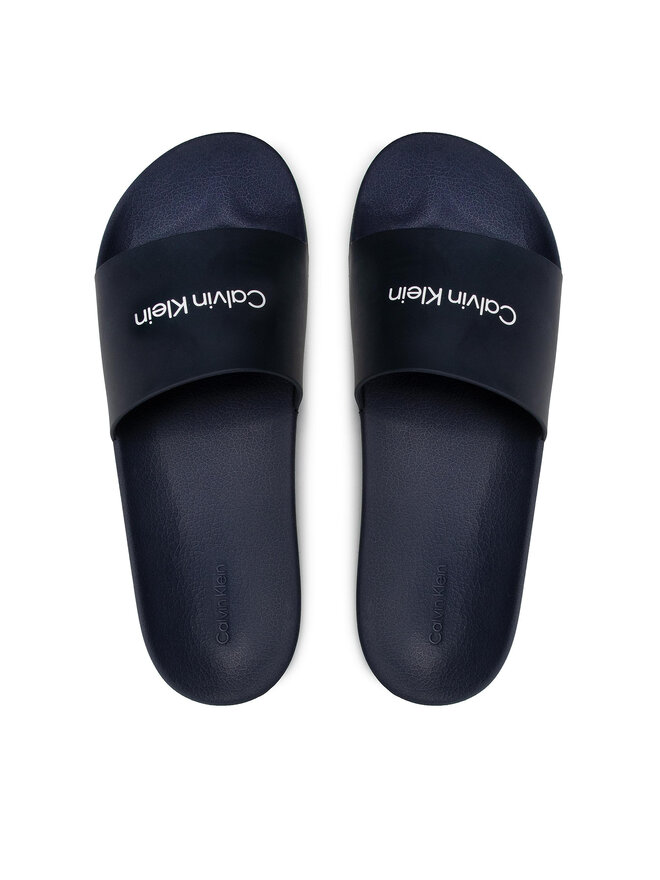 Calvin Klein Jeans Παντόφλες Calvin Klein Jeans Pool Slide HM0HM00455 Σκούρο μπλε