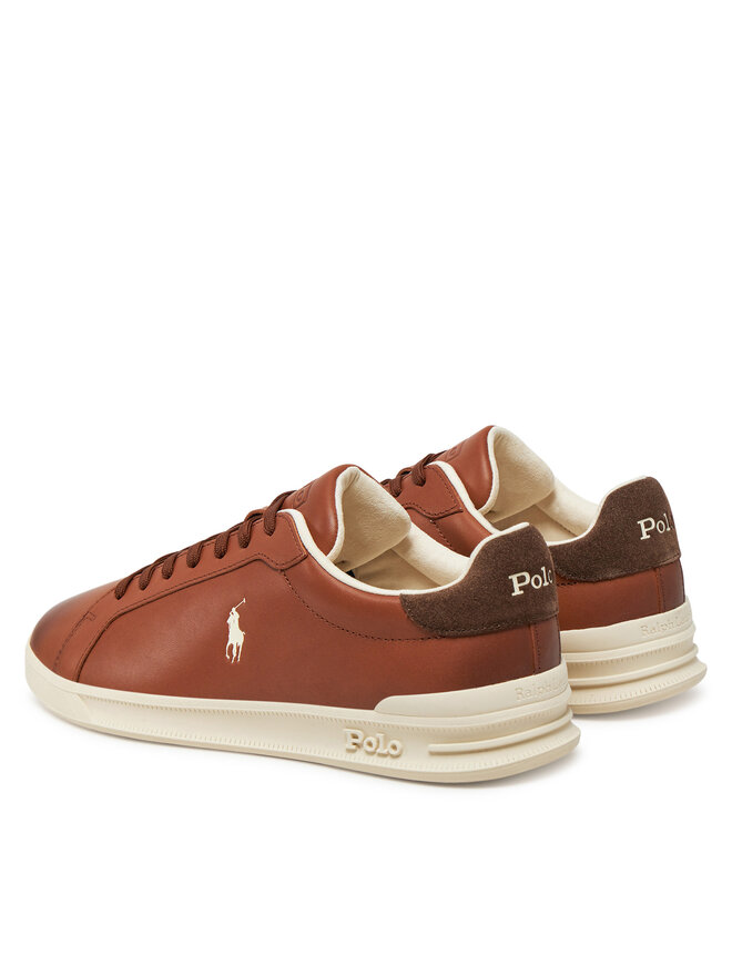 Polo Ralph Lauren Sneakersy Polo Ralph Lauren Heritage Court II 809965073001 Brązowy