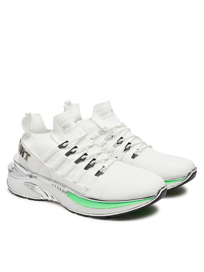 Plein Sport Sneakersy Plein Sport PADS USC0579 STE003N Biały