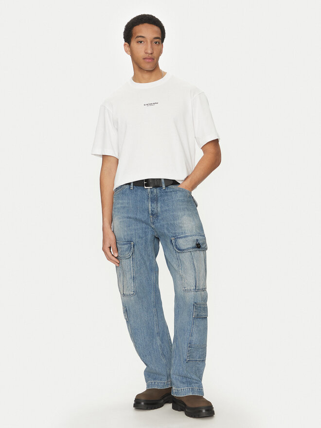 G-Star Raw G-Star Raw Marškinėliai Center D24780-C336 Balta Regular Fit