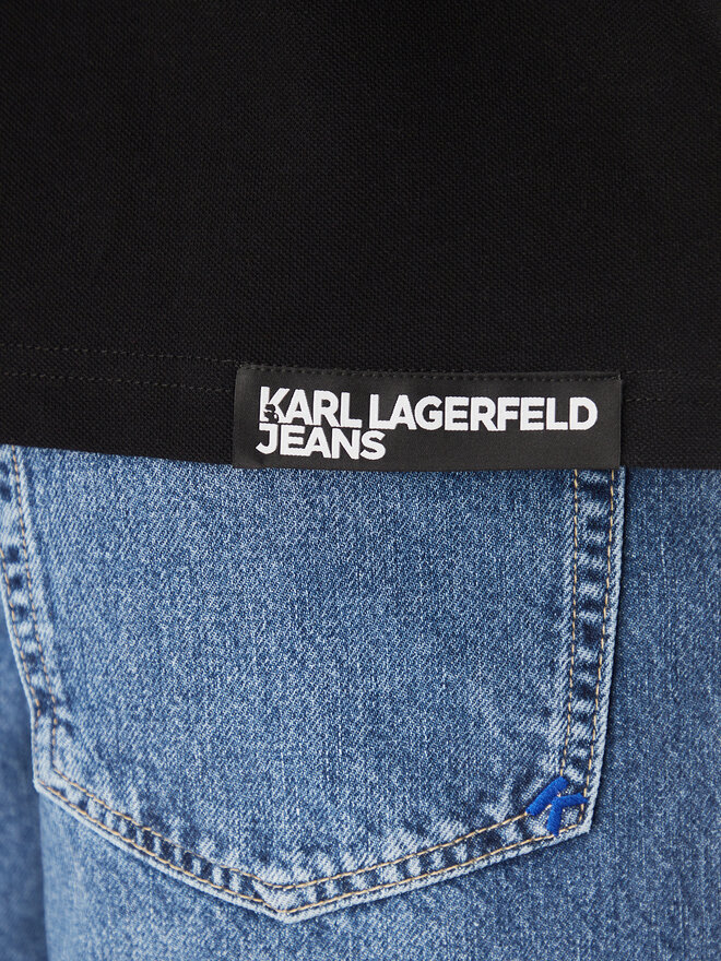 Karl Lagerfeld Jeans Karl Lagerfeld Jeans Poloshirt A2M17094 Schwarz Regular Fit