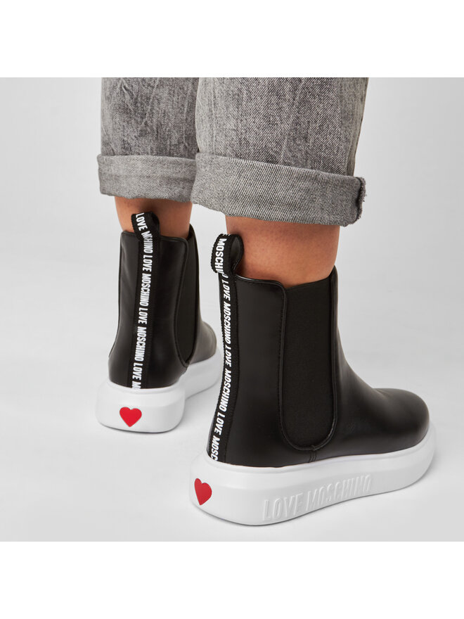 LOVE MOSCHINO Bokacsizma LOVE MOSCHINO JA15504G0BJA0000 Fekete