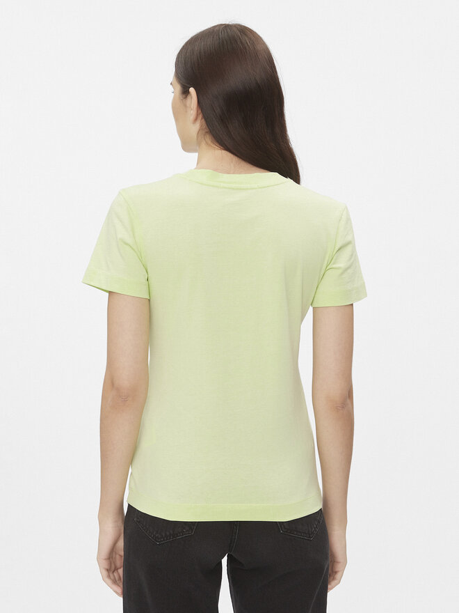 Calvin Klein Jeans Calvin Klein Jeans Футболка Monologo J20J222564 Зелений Slim Fit