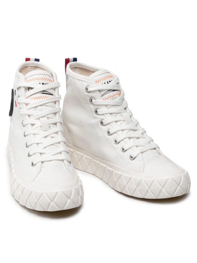 Palladium Plátěnky Palladium Ace Cvs Mid U 77015-116-M Bílá