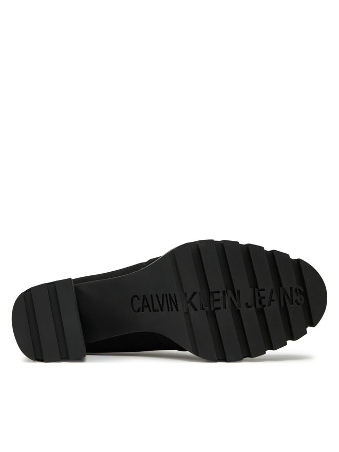 Calvin Klein Jeans Μποτάκια Calvin Klein Jeans Heel Platform Zip Boot Ss YW0YW01601 Μαύρο