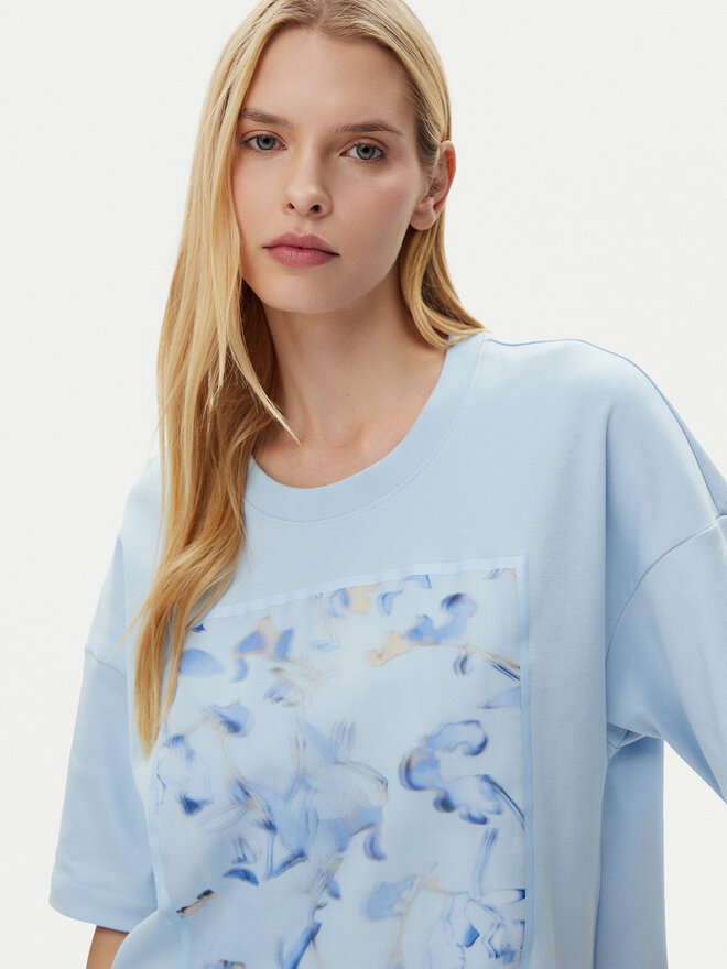 BOSS BOSS T-Shirt 50532093 Blau Relaxed Fit