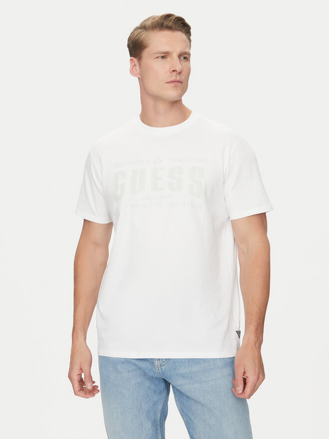 Guess Guess Camiseta M5GI27 KBW41 Blanco Regular Fit