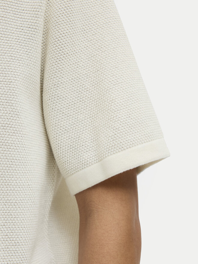 Jack&Jones Jack&Jones Polo marškinėliai Orion 12268226 Écru Relaxed Fit