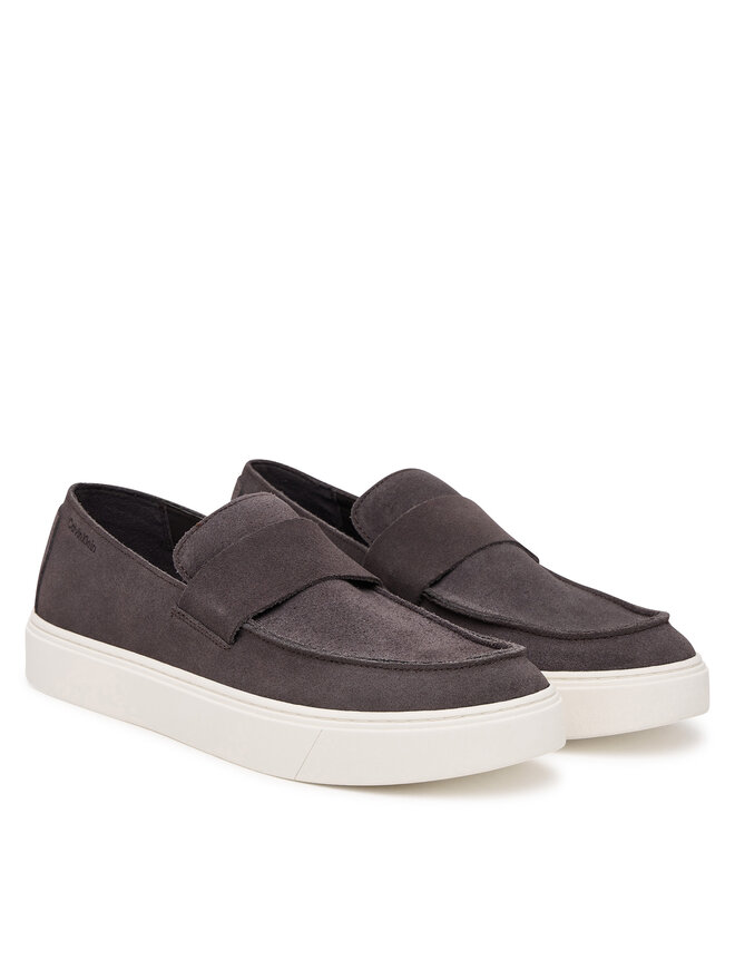 Calvin Klein Slipper Calvin Klein Hybrid Clean Cup Loafer Band Su HM0HM02161 Braun