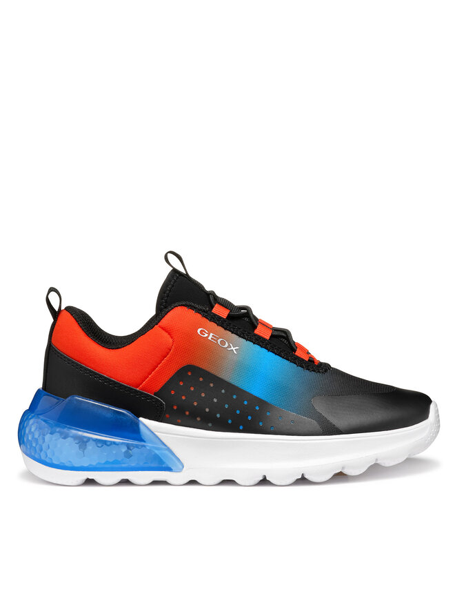 Geox Sneakersy Geox J Activart Illuminus J45LYA 02A9J C9B7S D Černá