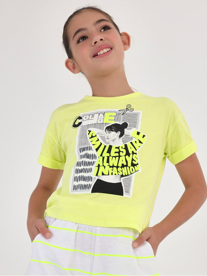 Mayoral Mayoral T-shirt 6057 Žuta