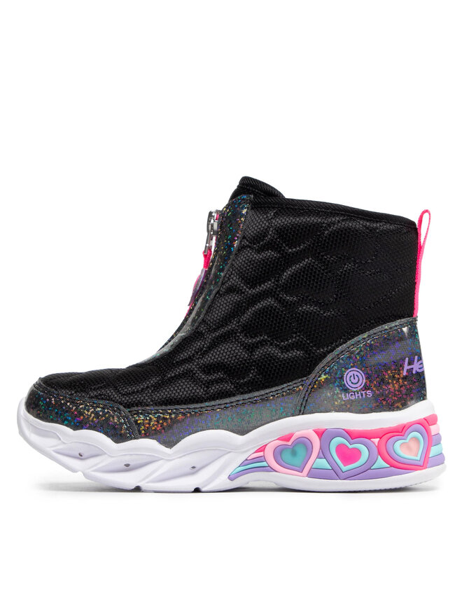 Skechers Апрески Skechers Heart Hugger 302666L/BKMT Черен