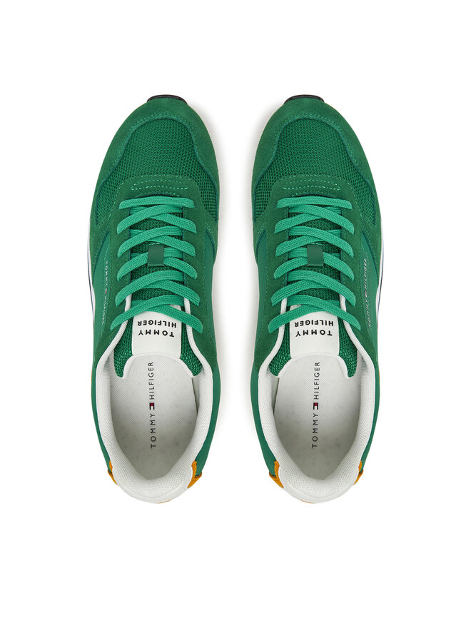 Tommy Hilfiger Sneakersy Tommy Hilfiger New Eva Runner Summer Nylon Pop FM0FM05427 Zielony