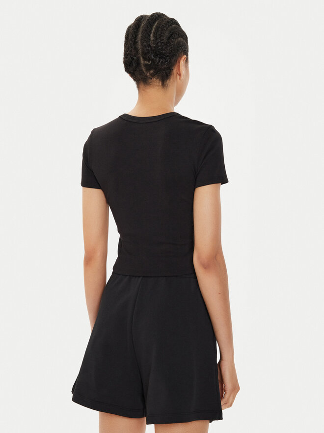HUGO Hugo Marškinėliai Delanor 50512000 Juoda Slim Fit