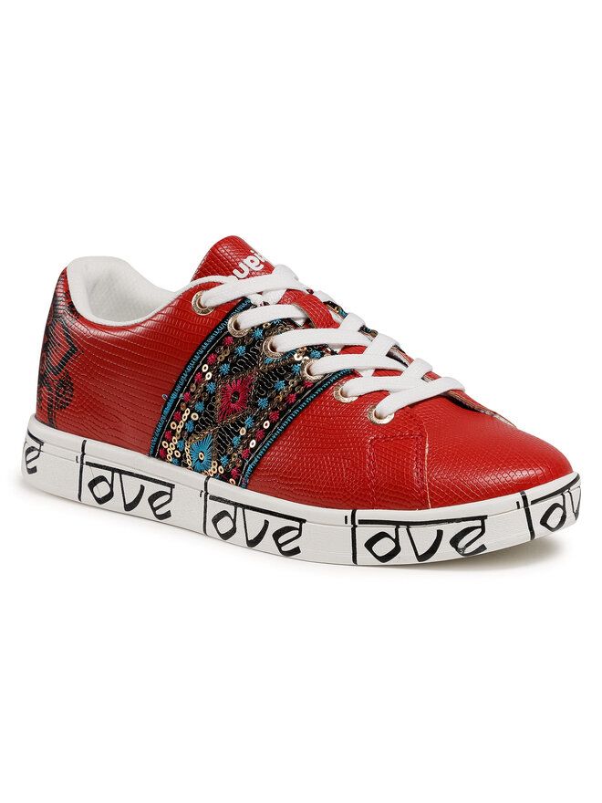 Zapatillas rojas desigual sale