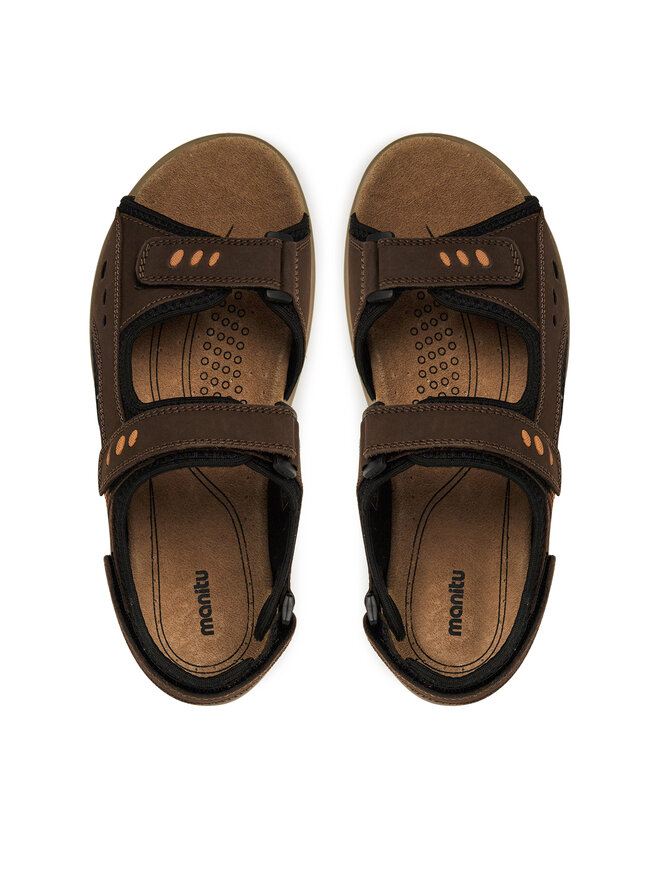 Manitu Sandalen Manitu 610008-02 Braun
