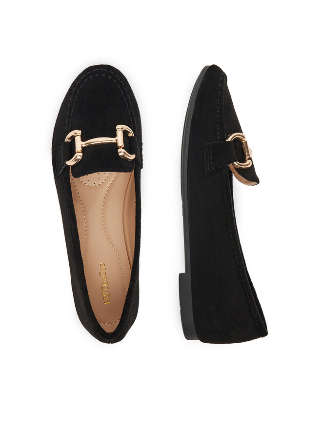 DeeZee Mokasyny DeeZee LE601-42 Czarny