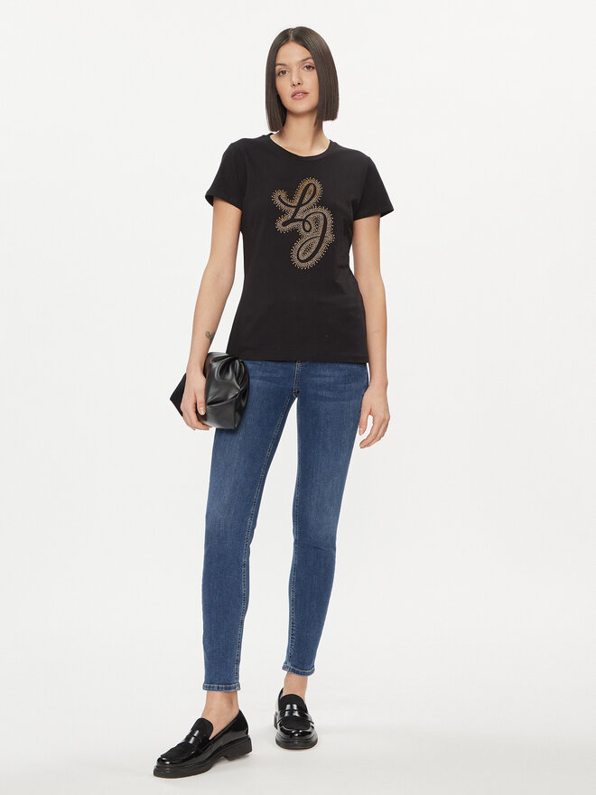 Liu Jo Liu Jo T-Shirt WA4051 JS923 Μαύρο Regular Fit