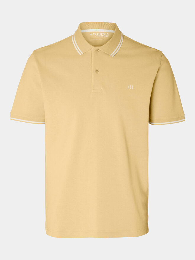 Selected Homme Selected Homme Poloshirt 16087840 Beige Regular Fit