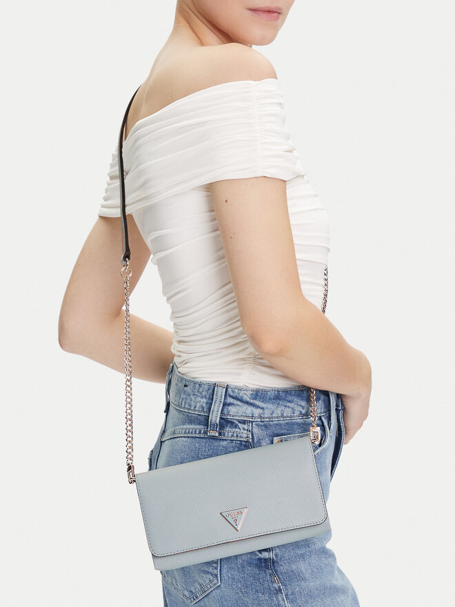 Guess Handtasche Guess Noelle II Mini HWZG96 72750 Himmelblau