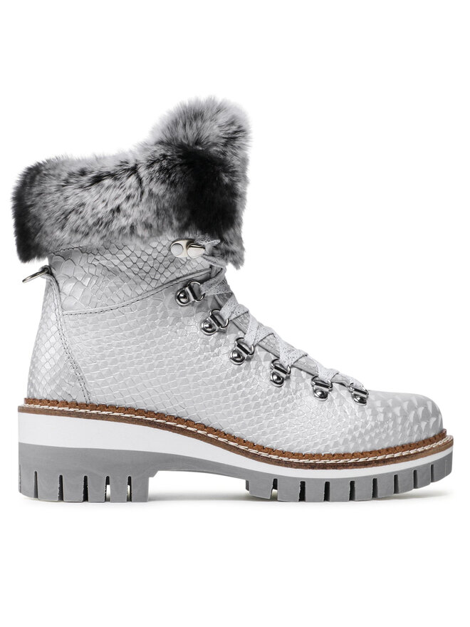 New Italia Shoes Schnürstiefeletten New Italia Shoes 2015454/9 Silberfarben