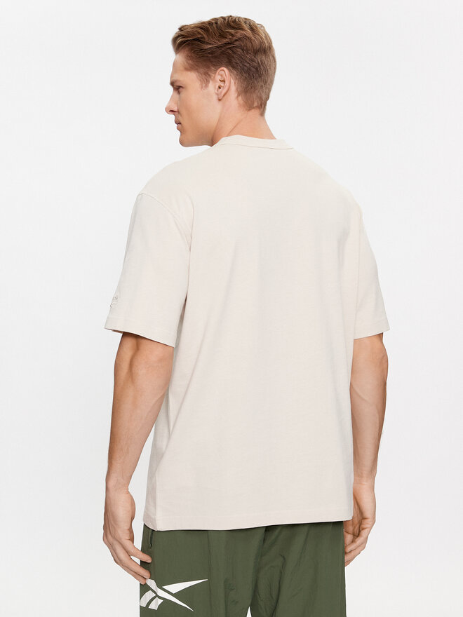 Reebok Reebok Marškinėliai Sporting Goods IM1507 Smėlio Regular Fit